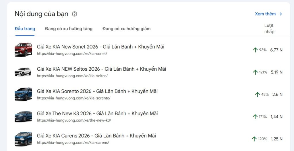 Cho Thuê Website Bán Ô Tô 1