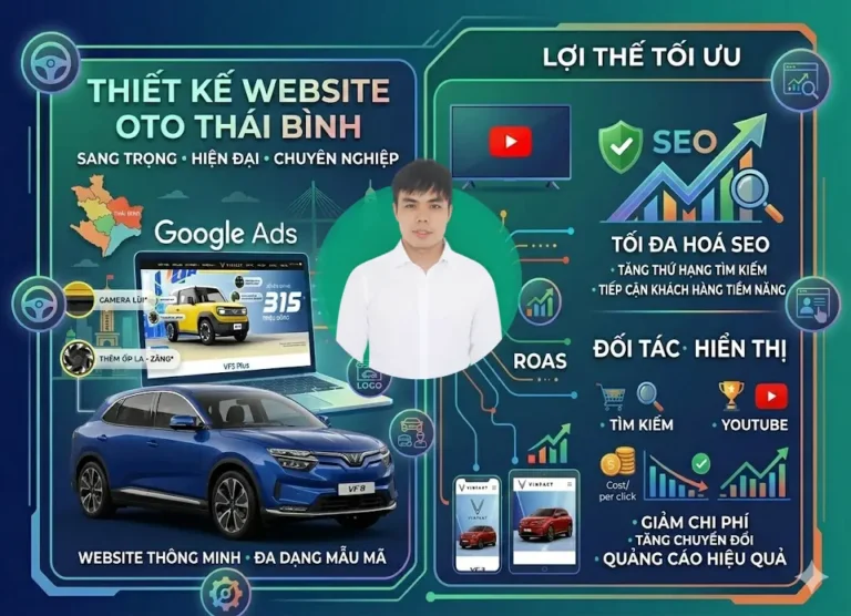 Thiết Kế Web Ô Tô Khu Vực Thái Bình 4
