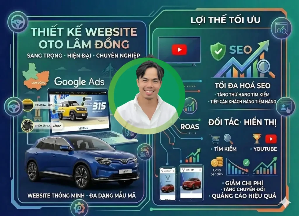 Thiết Kế Web Ô Tô Lâm Đồng 1